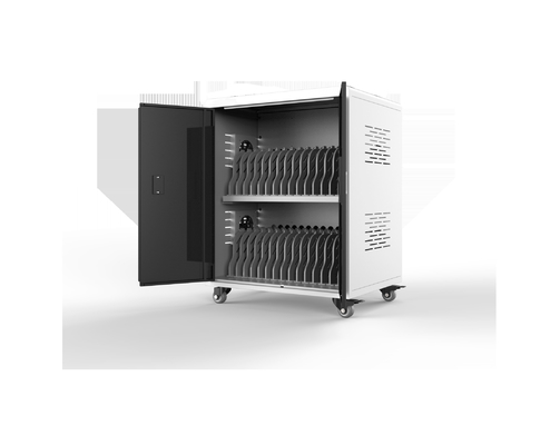 Galvanizli Sac Dizüstü Şarj Dolabı 30 Bağlantı Noktalı AC Güç Tipi