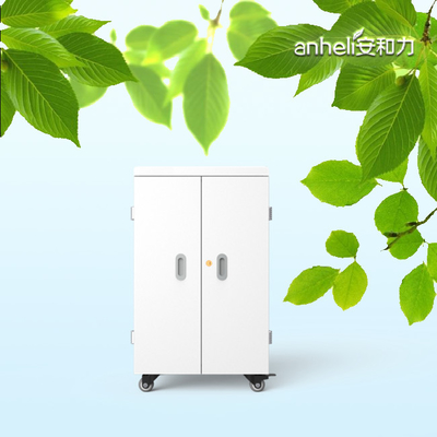AC Power Type 42 Slots Şarj Dolabı Ipad Şarj Arabası