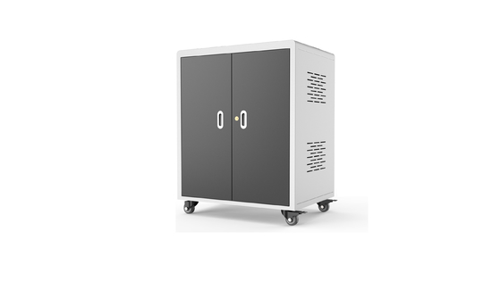 30 portlu dizüstü bilgisayar şarj dolabı AC elektrik prizleri şarj arabası