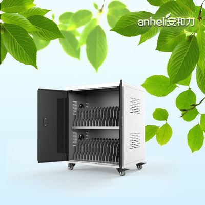 30 Bay dizüstü bilgisayar şarj dolabı kilit ve anahtarlı soğutma fanları ve Alman tıbbi standart tekerlekleri