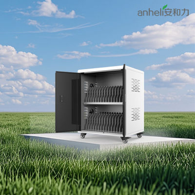 Chromebook dizüstü bilgisayar şarj dolabı AC elektrik prizleri şarj arabası