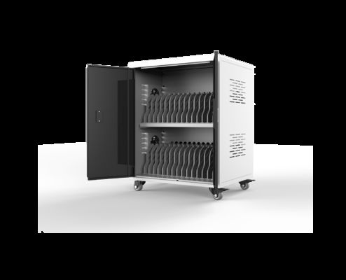 30 AC Güç Soketleri Soğutma Fanları Havalandırma delikleri ve Alman Tıp Standart Çarkları ile dizüstü bilgisayar şarj dolabı