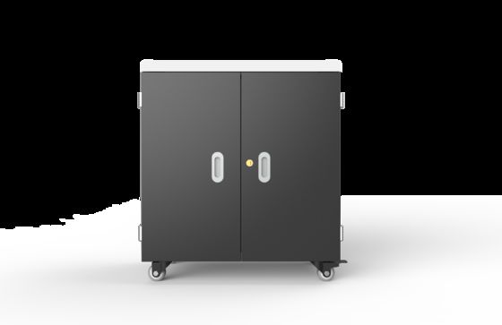 Tablet Charging Trolley with 5V 2A Output 100-250V Input and Cooling Fans USB Charging Cart for Schools and Offices