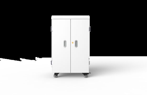 Galvanizli levha ve Alman tıbbi standart tekerlekleri ile 42 portlu iPad şarj dolabı