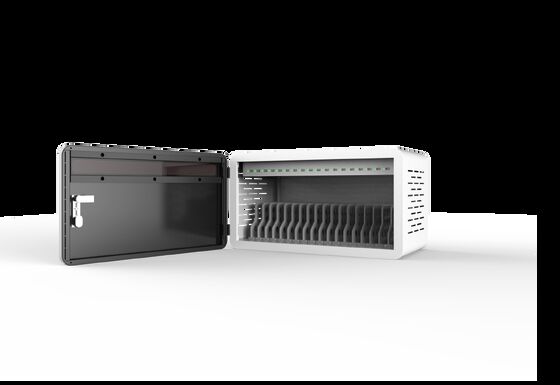 18 USB bağlantı noktası kilitlenebilir şarj dolabı 8S güvenlik koruması ve galvanizli levha yapısı ile