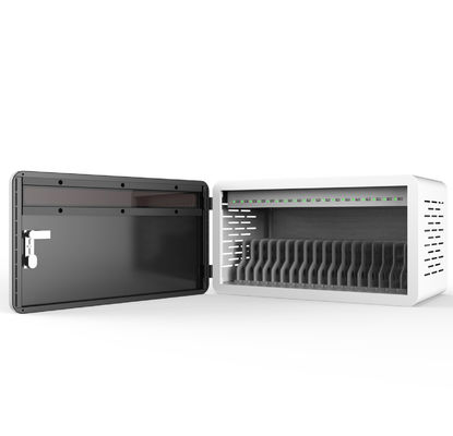 ISO9001 18 Yuvalı Tabletler İçin USB Şarj Dolabı 8s Güvenlik Koruması