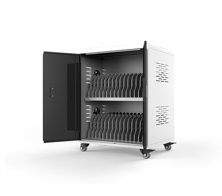 Okullar için 30 Bays Ipad Dizüstü Bilgisayar Şarj Arabası 10A 60hz